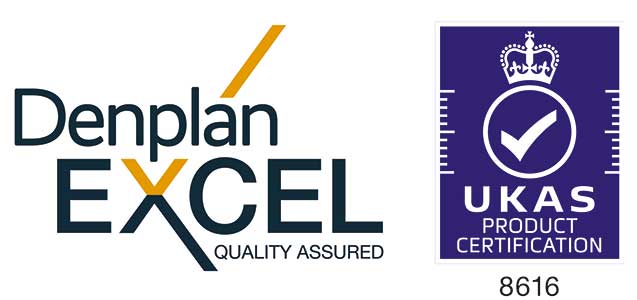 Denplan Excel UKAS product certification 8616 logo