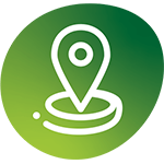 Point of map icon