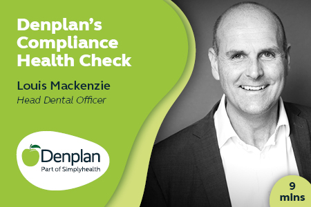 Denplan's compliance health check webinar card