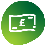 Pound note icon